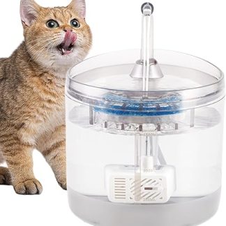 Поилка для домашних животных, 1,5 л, электрическая, 2 режима работы, бесшумная, для щенков и котят, для гостиной, гаража, балкона, сада, дома, общежития.