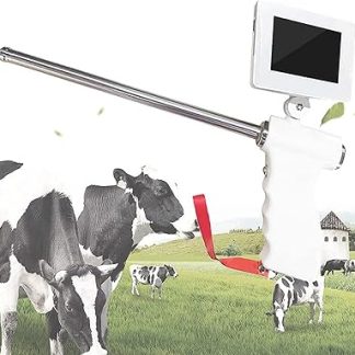 Визуальный набор для искусственного осеменения крупного рогатого скота, визуальный комплект с 360° светодиодным экраном, 15-мегапиксельной камерой, ветеринарный инструмент для разведения, поддержание постоянной температуры.