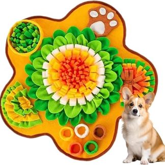 Коврик для кормления собак, подстилка для развлечения питомцев - износостойкий коврик для когнитивных тренировок, умственной стимуляции, укрепления мозга, снятия скуки, для дома и путешествий.