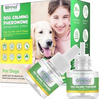 Успокаивающий феромонный диффузор — сменные картриджи (2 шт.) | 60-дневный запас картриджей для домашних животных, успокаивающие ароматизаторы для снижения тревожности и стресса у кошек, успокаивающие