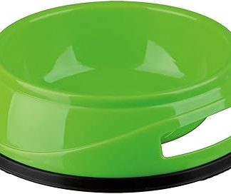 Пластиковая миска для собак Trixie с резиновым основанием, диаметр 12 см.