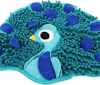 Интерактивный коврик для собак Kisangel с функцией обоняния, позволяющий кормить собак без ограничений и находить спрятанные лакомства, — игрушка для умственной и обонятельной стимуляции собак маленьких и больших размеров.