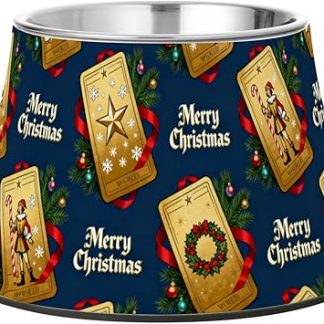 Счастливого Рождества! Золотые карты Таро. Миски для кормления собак. Приподнятые миски из нержавеющей стали для кошек. Удобное кормление.