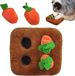 Коврик для собак с запахами, мягкая игрушка для щенков, морковка, интерактивная игрушка для собак, для родителей, занятых профессионалов, дрессировщиков, для квартиры, дома, офиса, для игр, дождливых дней.