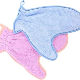 2 шт. Перчатки для купания и сушки собак и кошек. Быстросохнущие, впитывающие и удобные в использовании перчатки для домашних животных.