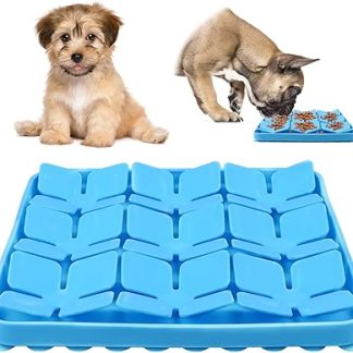Интерактивный силиконовый коврик для собак, предназначенный для обучения поиску запахов и медленного кормления.