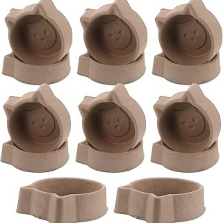 15 бумажных мисок для корма и питья для собак, а также контейнеры для воды и еды для кошек и других животных.