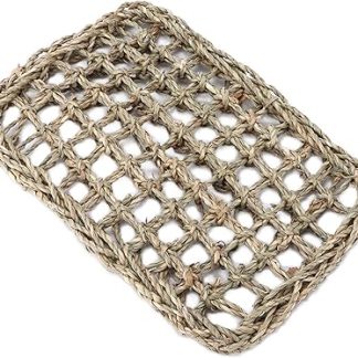 Acouto MAT Activity Woven Safety Mat Seagrass for Bunnies Chestry Chinchilla Seaweed IT Material Animal Safe Rabbits activity Matrabbits Matrabbits