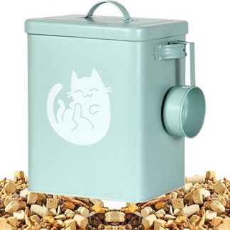 Контейнер для хранения собачьего корма - 6 л, контейнер для хранения собачьего корма - защита от влаги, с мерной ложкой, для кухни, риса, круп.