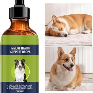 Добавки для собак | 60 мл Нежные капли для поддержки кожи - Добавки для шерсти щенков, котят и других домашних животных. Ежедневная поддержка для блестящей шерсти.