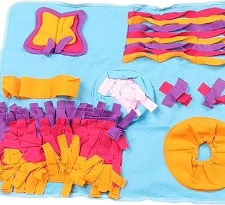 Универсальный коврик для собак с функцией обоняния, коврик для медленного кормления питомцев, способствует развитию интеллекта и улучшению поведенческого здоровья.