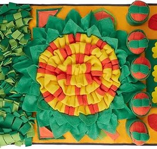 Складная кормушка для собак, коврик для собак - подходит для маленьких и больших пород, для использования в гостиной, в путешествиях, на заднем дворе, балконе, в квартире.