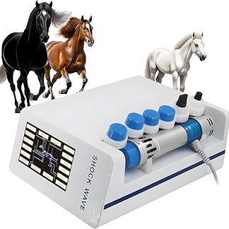 Аппарат для ударно-волновой терапии лошадей, экстракорпоральный ударно-волновой массажер для животных с 7 массажными головками, 30 уровнями энергии и 18 частотами, неинвазивный для лошадей.