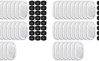 96 фильтров для кошачьих фонтанчиков, сменные фильтры для кошачьих фонтанчиков с регулируемым потоком воды для домашних животных