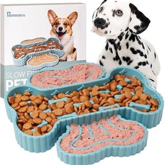 Миска для медленного кормления собак, коврик для вылизывания собак с присосками, интерактивная головоломка для собак для снятия тревоги, силиконовый коврик для кормления собак, подстилка для медленного приема пищи.