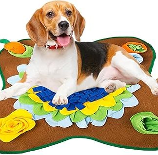 Аксессуары для домашних животных: коврик для кормления, замедляющий процесс еды | кормушка для животных, интерактивные игрушки для собак | игрушки для тренировки обоняния, F-образной формы (синие, B)