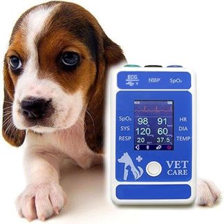 Цифровой ветеринарный монитор — 6 параметров для ЭКГ, SPO2, ЧСС, RESP, температуры (с возможностью сохранения данных) для собак и кошек.