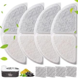 Набор из 4 фильтров из хлопка для поилки для домашних животных Gimars.