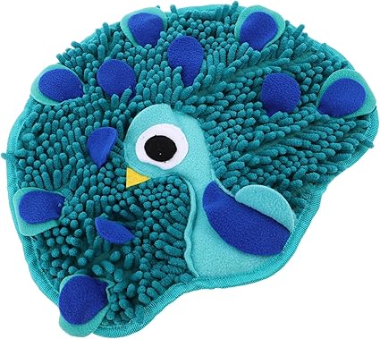 Интерактивная игрушка для собак Mikikit «Медленное кормление» со спрятанными лакомствами. Развивающая способность к обонянию и умственная стимуляция для собак маленьких и больших размеров, а также для обучения медленному приему пищи.