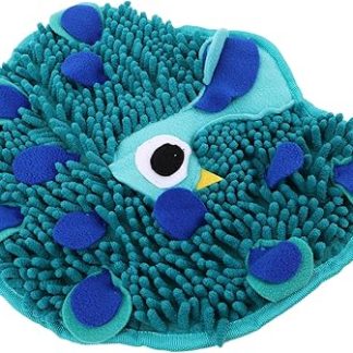 Интерактивный коврик-головоломка для дрессировки собак GANAZONO с отделениями для лакомств, предназначенный для медленной подачи корма, умственной стимуляции, снятия скуки и развивающих игр.