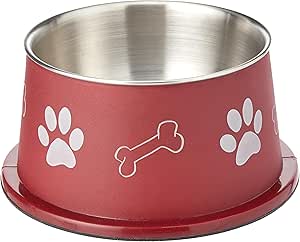 Миска Trixie с длинной ручкой, изготовлена из нержавеющей стали с пластиковым покрытием, диаметр 15 см, объем 0,9 литра (различные цвета).