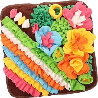 Интерактивный коврик для кормления домашних животных Toyvian с функцией медленного поедания, коврик для тренировки обоняния для собак и кошек, стимулирующий обоняние, универсальный для мелких животных.