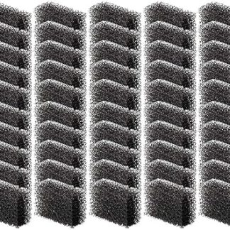 50 губчатых фильтров для кошачьего фонтанчика, для собачьего фонтанчика объемом 1,85 л.