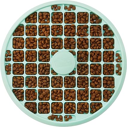 Миска-кормушка Outward Hound Fun Feeder Slo Tray для французских бульдогов и других брахицефальных пород собак.