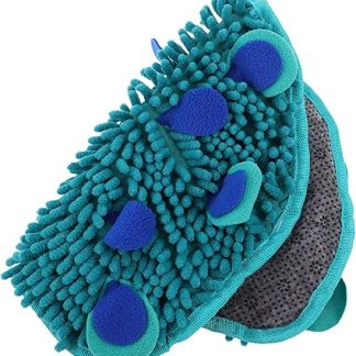 Интерактивный коврик для кормления собак со спрятанными лакомствами, предназначенный для поиска еды, стимуляции работы мозга, замедления процесса еды, а также для дрессировки быстрых и нервных собак.