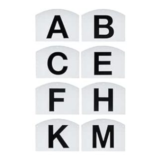 Ailan Dressage Arena Markers Featuring Screw On Installation Ensuring Easy Setup With Large Waterproof Markings For Training Dressage Letters Wall Mount Arena Marker , 8 pcs