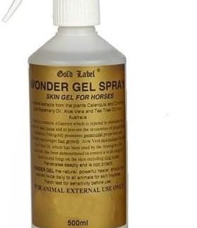 Gold Label Natural Healing Horse Wound Wonder Gel Spray x Size: 500 Ml