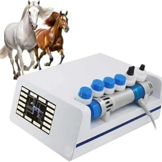 Shockwave Therapy Machine for Horses, 300MJ Joint and Muscle Pain Relief, 7 Deep Tissue Massage Heads, 1-18HZ Deep Massage Function