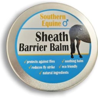 Sheath Barrier Balm, Fly Strike, Fly Protection, Sheath Cleaning Natural Eco Friendly, Blue, White, Yellow