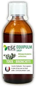 ESC Riding – equipulm Cough Syrup – 250ml – Bronchitis. For horses.