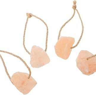 POPETPOP 4pcs Animal Salt Lick Blocks Natural Mineral Salt for Horses Cattle Deer and Livestock Nutritional for Growth and Health