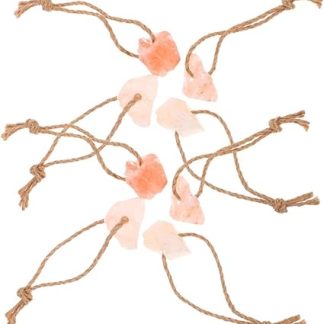 Abaodam 8pcs Pink Salt Block Animal Salt Lick for Horses Deer Cattle Licking Block for Outdoor Pastures