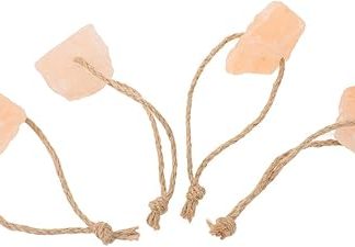 POPETPOP 4pcs Animal Lick Salt Blocks for Horses Cows Deer and Livestock Mineral Salt Lick for Deer Easy to Place and Use