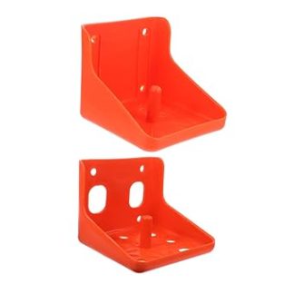 2pcs Livestock Salt Brick Box Salt Lick Holder for Sheep and Cattle Farm Feeding Tray Sturdy Holder Large Small Holes Suitable for Horses and Deer