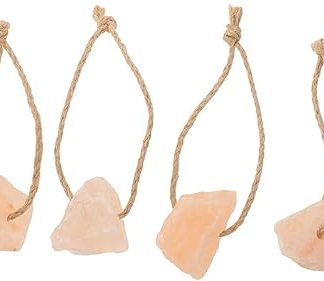 ibasenice Salt Lick Block for Horses and Cattle, Natural Mountain Mineral Salt, 4pcs Pack, Suitable for Deer and Livestock