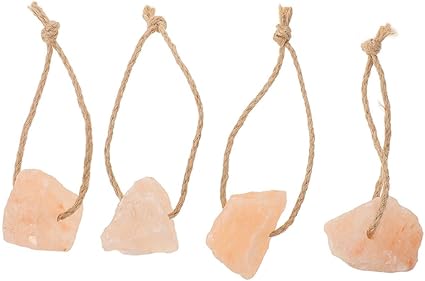 ibasenice Salt Lick Block for Horses and Cattle, Natural Mountain Mineral Salt, 4pcs Pack, Suitable for Deer and Livestock