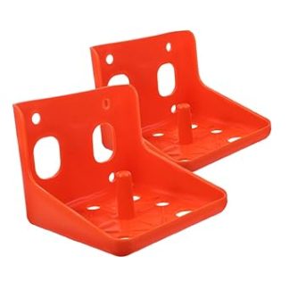 Salt Block Holders for Livestock and Horses 2pcs with Thickened Tray for Stable Use and Easy Cleaning Suitable for Sheep, Goats and Deer Mineral Lick Rack