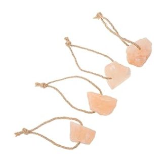 4pcs Cattle and Deer Salt Lick Blocks for Horses Pink Salt Mineral Cubes for Immune Support and Growth