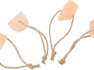 SUPVOX 4pcs Natural Mineral Salt Lick Blocks for Cattle Horses Deer and Livestock Mineral Salt for Animal Licking and Growth Support