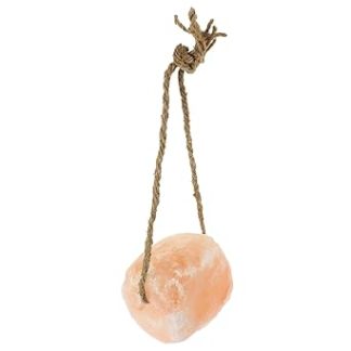 Pink Salt Livestock Lick Block with Hanging Rope for Horses Cattle Deer – Natural Mineral Salt Brick 1-2kg for Farm Animal Nutrition and Health