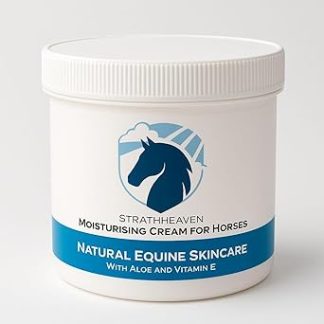 Moisturising Cream for Horses with Aloe Vera & Vitamin E – Soothes Mallenders & Sallenders – Skin Cream for Dry, Cracked, Irritated Skin – Natural Equine Skincare – Fast-Absorbing, Non-Greasy Formula
