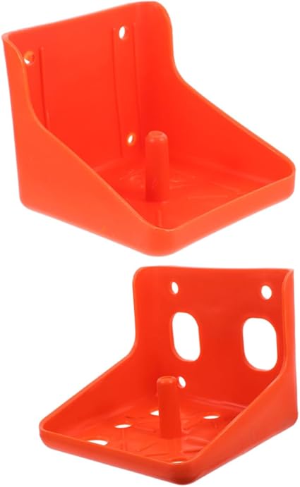 2pcs Salt Block Holder and Licking Tray for Cattle and Sheep Thickened Livestock Mineral Salt Box Large and Small Holes for Horses and Deer