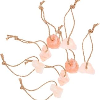 INOOMP 8pcs Pink Salt Block Salt Lick for Horses Cattle Deer Mineral Lick Animal for Outdoor Pastures