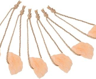 POPETPOP 6pcs Animal Salt Lick Pink Himalayan Salt Block for Horses Cattle Deer Livestock Natural Mineral Source