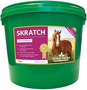 Global Herbs Skratch Equine Seasonal Itch & Skin Comfort Support Powder 5kg