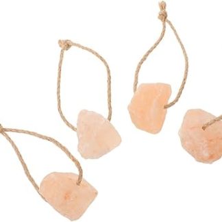 Toyvian 4pcs Animal Salt Lick Block for Horses Cows Deer 50-70g Each Natural Mineral Salt for Livestock Growth and Hydration